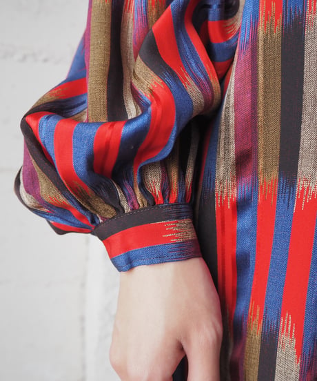 1980's HANAE MORI Stripe Dress RE
