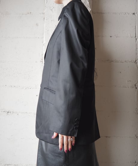 GAULTIER HOMME objet Satin Tailored Jacket BK