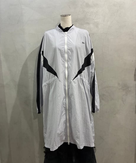Reebok Tricolor Nylon Long Jacket LPURWHBK