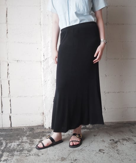 Pencil Easy Long Skirt BK