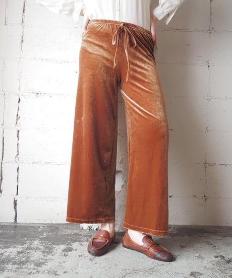 Made in Canada Velvet Wide Easy Pants CM
