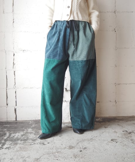 Remake Corduroy Wide Easy Pants GN