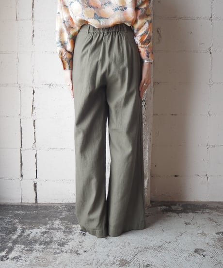 MAX STUDIO Linen Rayon Wide Pants KA