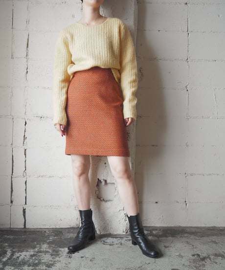 Mohair Blend Crew Neck Sweater YE