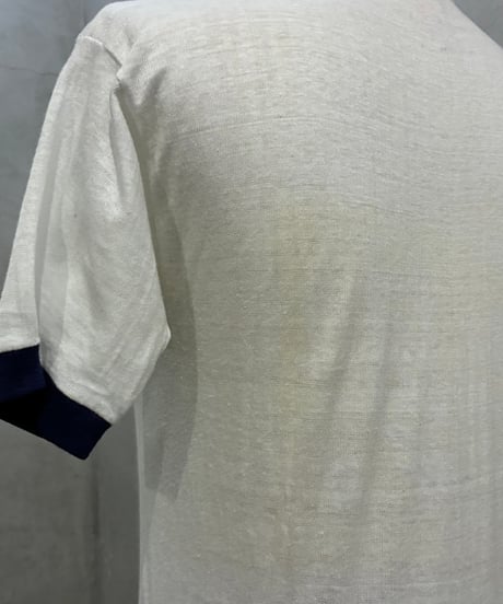 1970's Dead Stock Shlits Ringer Tee WH NV