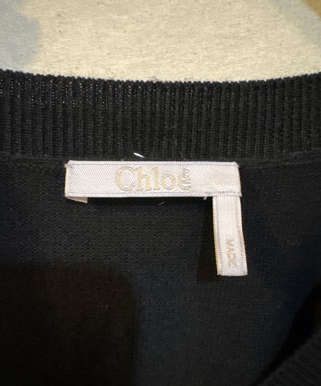 Chloé Flared Sleeve Knit Dress BK