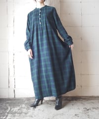 L.L.Bean Plaid Flannel Night Dress NVGN