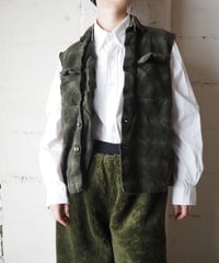 1950's PENDLETON Cutoff Sleeve Plaid Vest KA