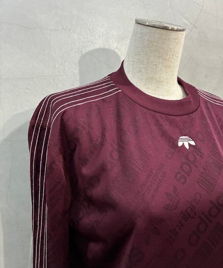 adidas × Alexander Wang Shadow Pattern Inside-Out Design Top BUR