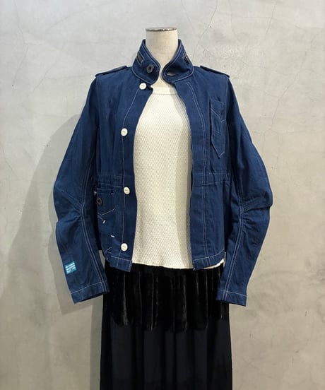 G-Star RAW Stand Collar Design Denim Jacket NV
