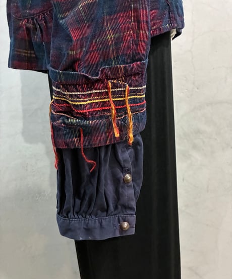 MARITHE FRANCOIS GIRBAUD Tartan Check Corduroy Jacket RENV