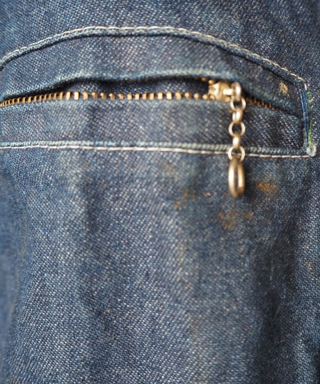 1970-80's OSH KOSH B'GOSH Denim Zip Up Work Jacket BL