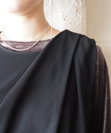 MaxMara Sleeveless Draped Dress BK