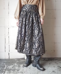 Glitter Embroidery Volume Skirt BKGD