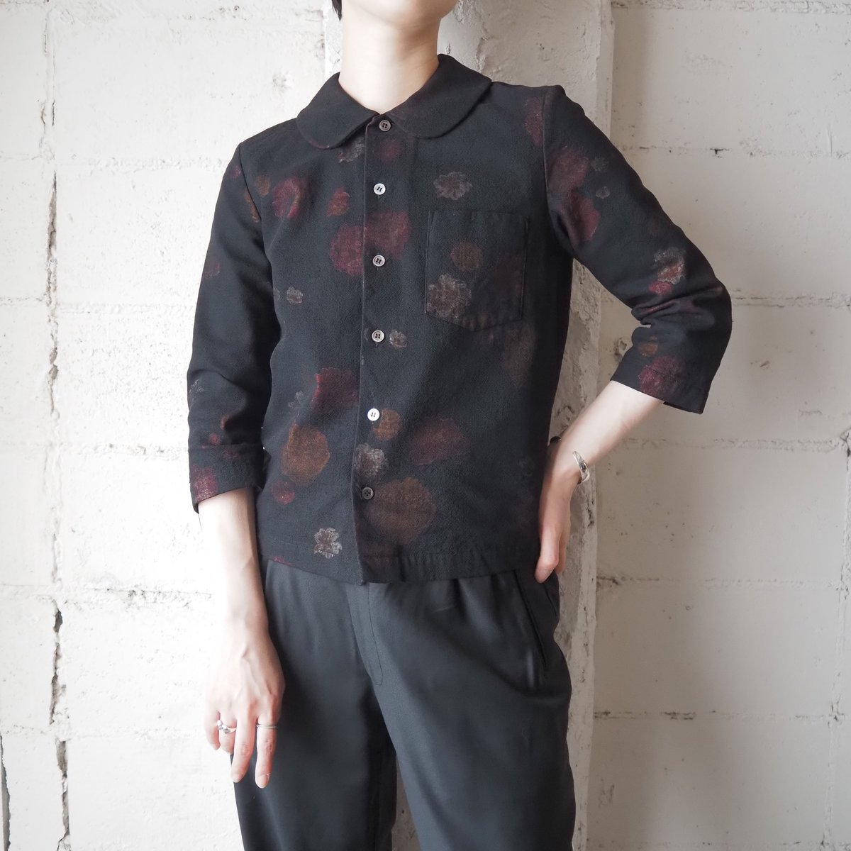 tricot COMME des GARÇONS Flower×Sheer Layered S