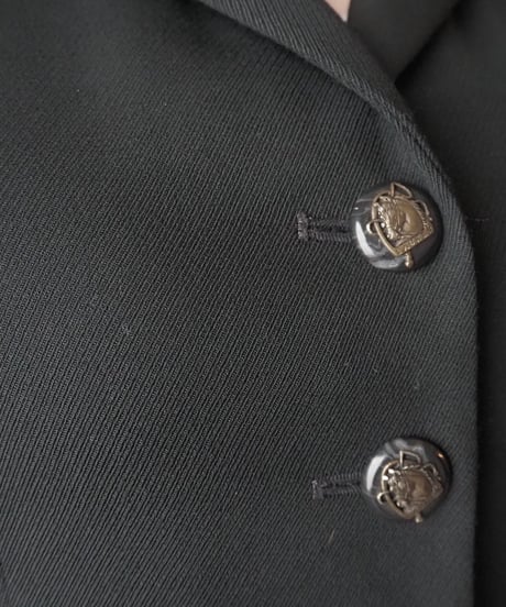 LAUREN Velvet Collar Equestrian Jacket BK