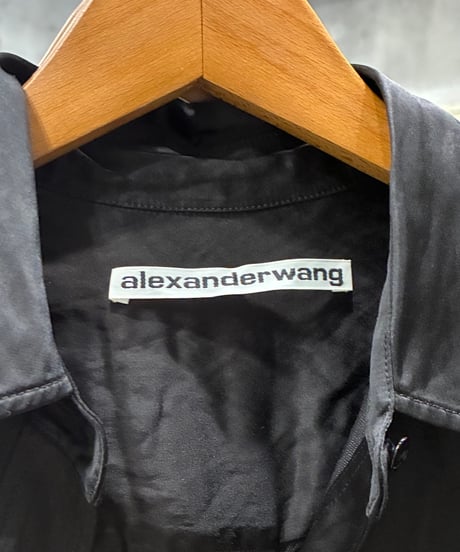 alexander wang Drape Design Rayon Shirt BK