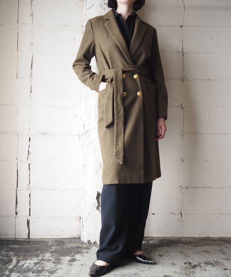GANNI Double Breasted Long Coat KA