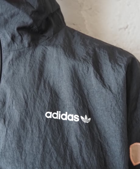 adidas Colorful Embroidery Nylon Short Jacket BK