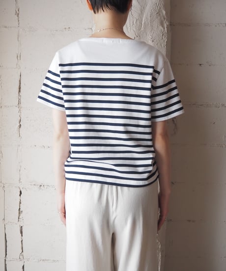 Remake Lace Up Short Sleeve Basque Shirt DNV WH