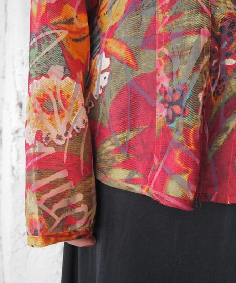 CHICO'S Opal Proressing Sheer Shirt REYEGN