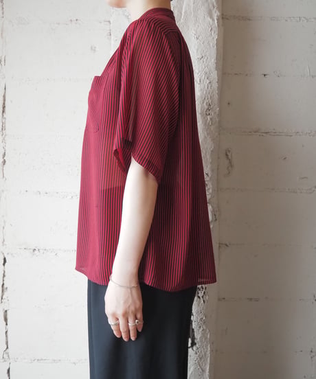 HANAE MORI Stripe Pullover Shirt REBK