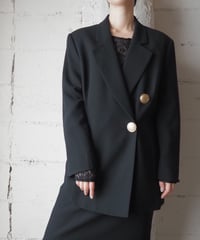 GIANFRANCO FERRE Gold Button Tailored Jacket BK