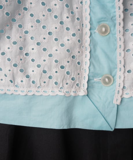 1980's Euro Embroidery Lace Shirt WHLBL