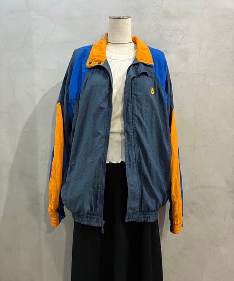 90's  NIKE Tricolor Nylon Jacket　BLOR