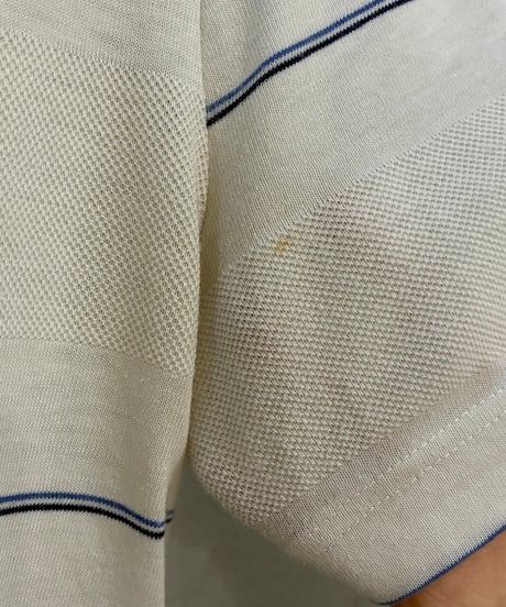 1970-80's adidas Line Design Polo Shirt IV BL
