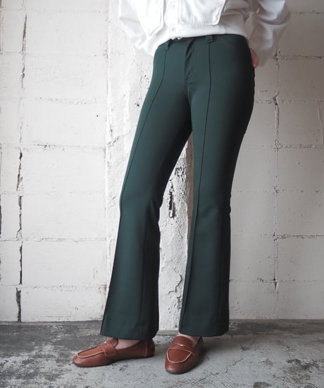 1970's Lee Polyester Center-Crease Flare Pants GN