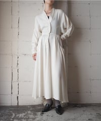 rabbit rabbit rabbit Dolman Sleeve Collarless Rayon Dress IV