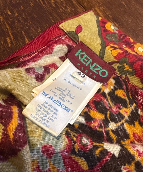 KENZO Flower Print Mock Neck Cutsewn KARE
