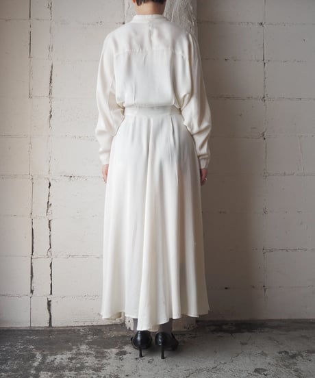 rabbit rabbit rabbit Dolman Sleeve Collarless Rayon Dress IV