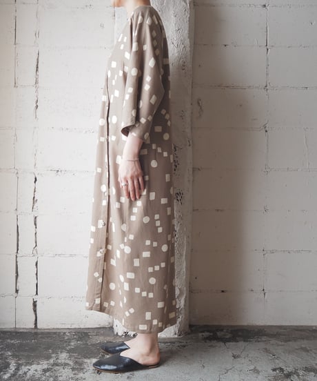 Liz claiborne Geometric Pattern Silk V Neck Dress BE