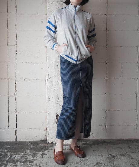 Levi's Stripe Denim Tight Skirt NVWH