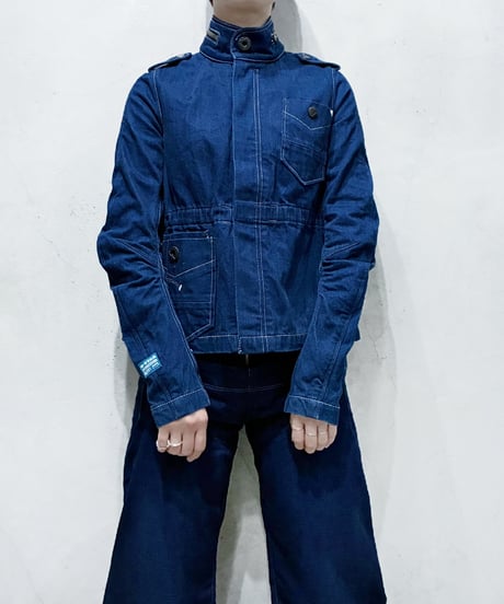G-Star RAW Stand Collar Design Denim Jacket NV