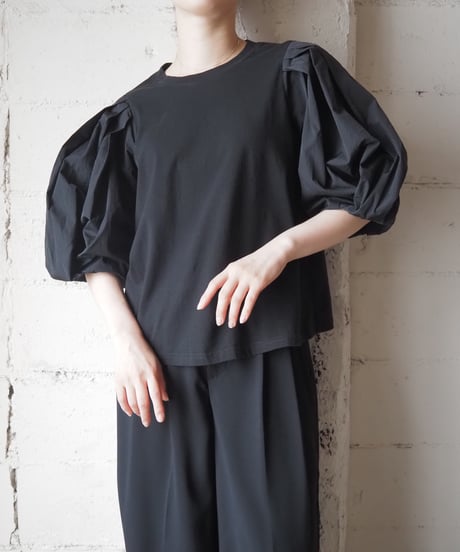 sea New York Lantern Sleeve Tee BK