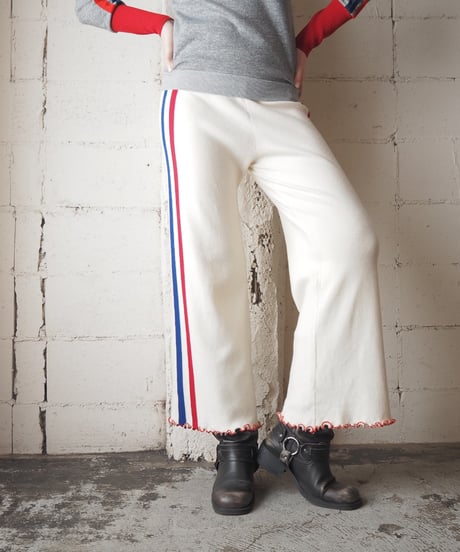 KOSTUMN No.1 Line Knit Pants IV BL RE