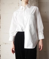 BLACK COMME des GARÇONS Three Quarter Sleeve Shirt WH