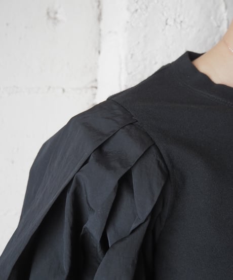 sea New York Lantern Sleeve Tee BK
