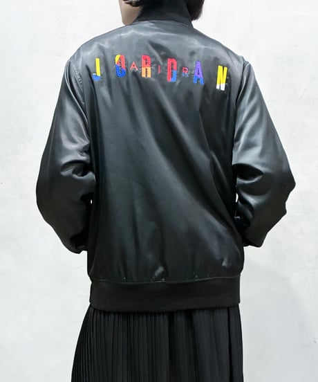 JORDAN Back Logo Satin Blouson BK