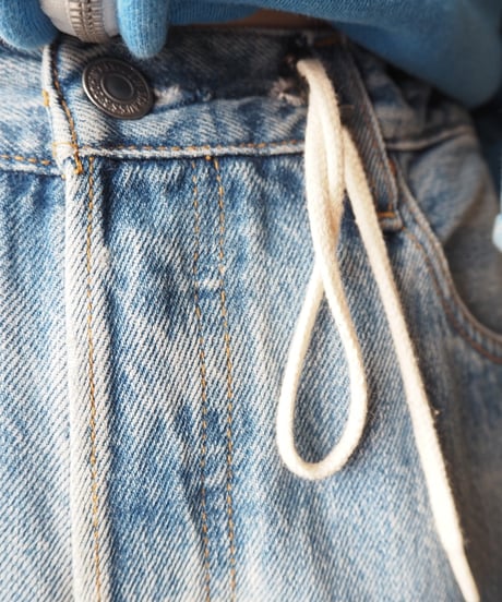 Remake Levi's Drawstring Denim Skirt LBL