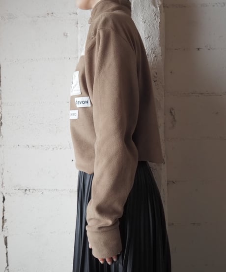REMAKE British Army Patched Half Zip Fleece KA