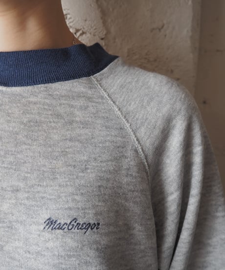 1980's McGREGOR Bicolor Raglan Sweat GRNV