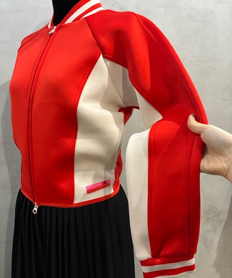 adidas × STELLA McCartney Bicolor Cropped Blouson REWH