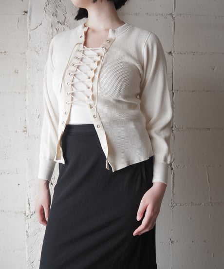 REMAKE Vintage Lace Up Thermal IV