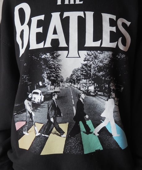 BEATLES Abbey Road Print Sweatshirt BK
