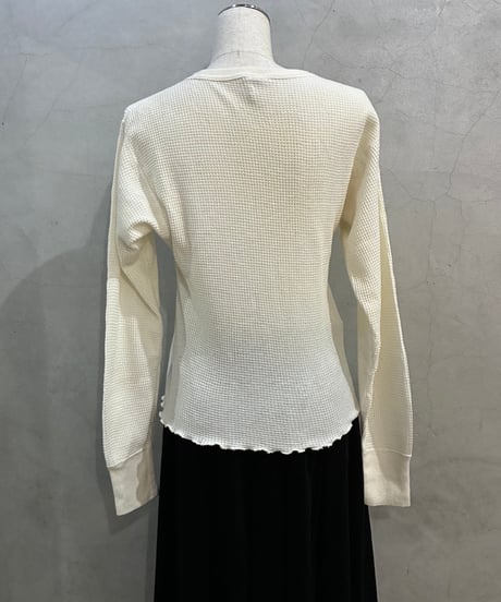Remake Vintage Ruffled Hem Thermal IV