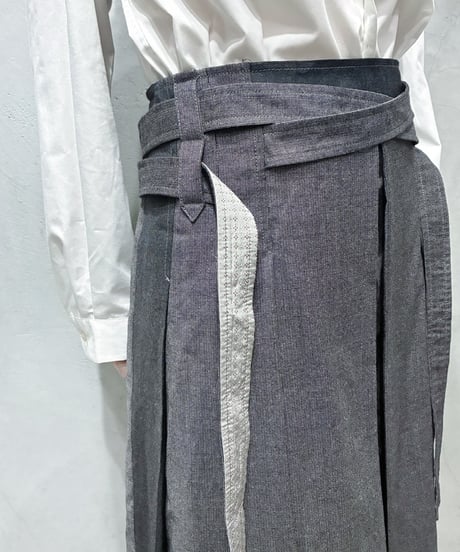 KENZO Hakama Pleated Skirt GR